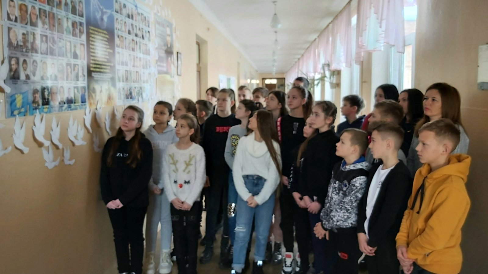 Патріотична акція «Небесну Сотню, Господи, прийми, прийми їх душі з білими крильми».