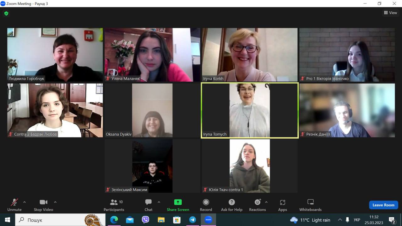 Перемога у міжрегіональному турнірі німецько-українського проєкту «Молодь дебатує»🥇