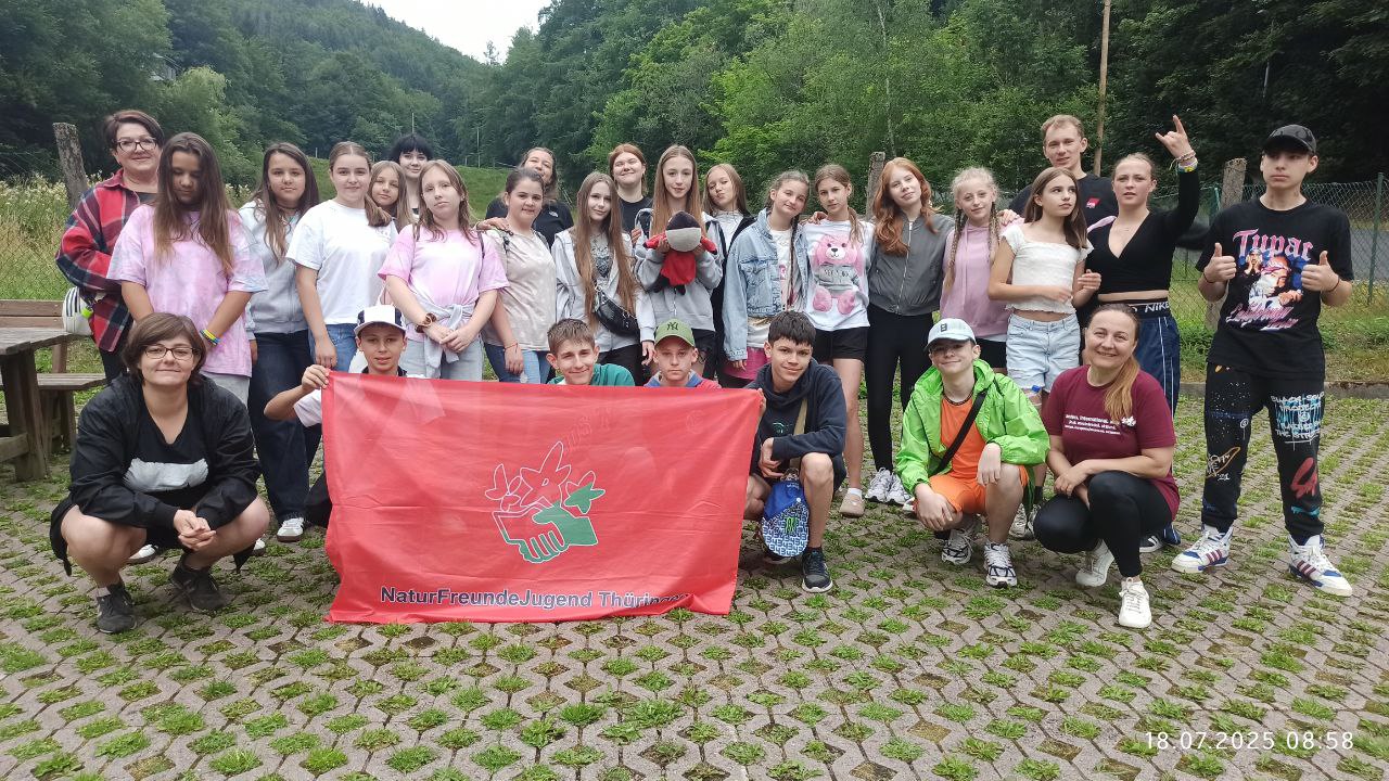 Наші ліцеїсти відпочивали у німецькомовному таборі «Naturfreunde»